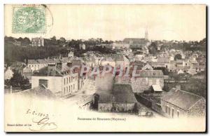 Old Postcard Panorama Mayenne Montsurs