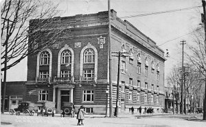 Charlotte MI Building in 1924 Real Photo Postcard