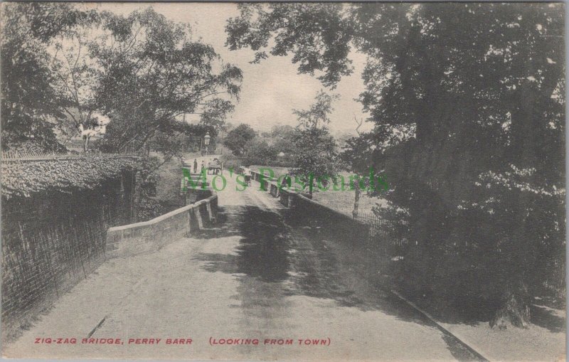 Warwickshire Postcard - Birmingham, Perry Barr, Zig-Zag Bridge HP615