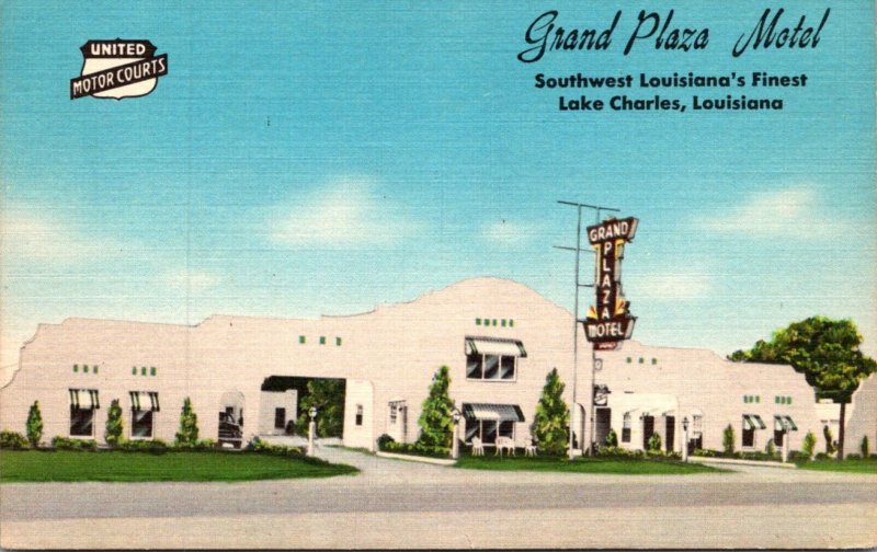 Louisiana Lake Charles Grand Plaza Motel and Cafe