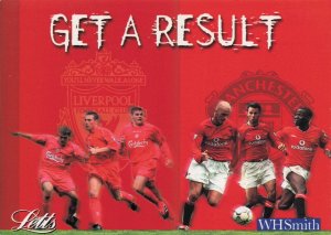 Manchester United Ryan Giggs WH Smiths Advertising Postcard