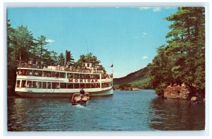 Mv Mohican Leaving Paradise Bay Lake George NY New York Postcard (CW16)