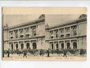 286742 GERMANY Hamburg stock exchange Vintage Stereo view postcard