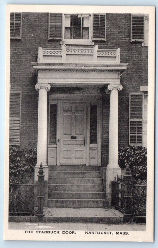 The Starbuck Door NANTUCKET Massachusetts USA Postcard