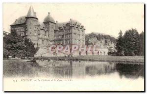 Old Postcard Vizille The Castle and the Park