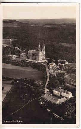 Germany - Vierzehnheiligen Aerial Real Photo 1940