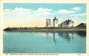 Cape Cod Massachusetts Provincetown 1920s Long Point Lighthouse West 6889