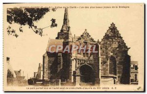 Old Postcard Perros Guirec Church of Clarity L & # 39un the Most Beautiful Je...