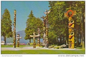 Canada Totem Poles Stanley Park Vancouver British Columbia