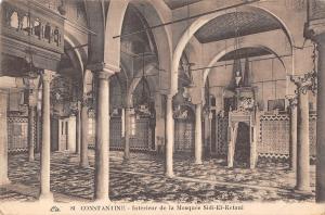 BR45748 islam constantine interieur de mosquee Sidi el Ketani