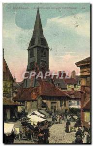 Old Postcard Honfleur The Tower of St. Catherine Marche