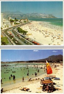 2~4X6 Postcards Cape Town, South Africa STRAND BEACHFRONT & GORDON'S BAY BEACH