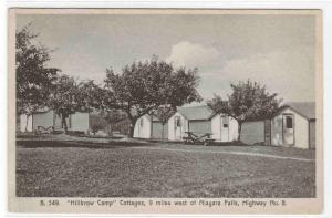 Hillbrow Fruit Farm Tourist Camp Cottages Niagara Falls Canada postcard