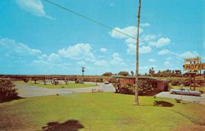 Weslaco Texas Vali Ho Motel Birdseye View Vintage Postcard K49278