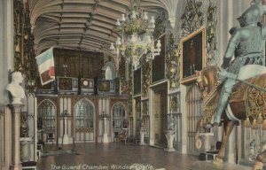 Berkshire Postcard - The Guard Chamber, Windsor Castle     RS22462