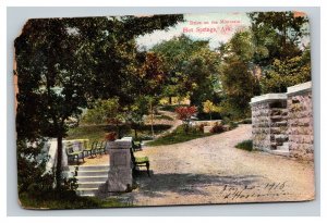 Vintage 1916 Postcard Lakeside Park and Drive Hot Springs Resort Arkansas
