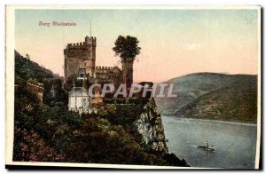 Postcard Old Burg Rheinstein