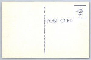 Morrison Hotel, Chicago, Illinois, Vintage Linen Postcard