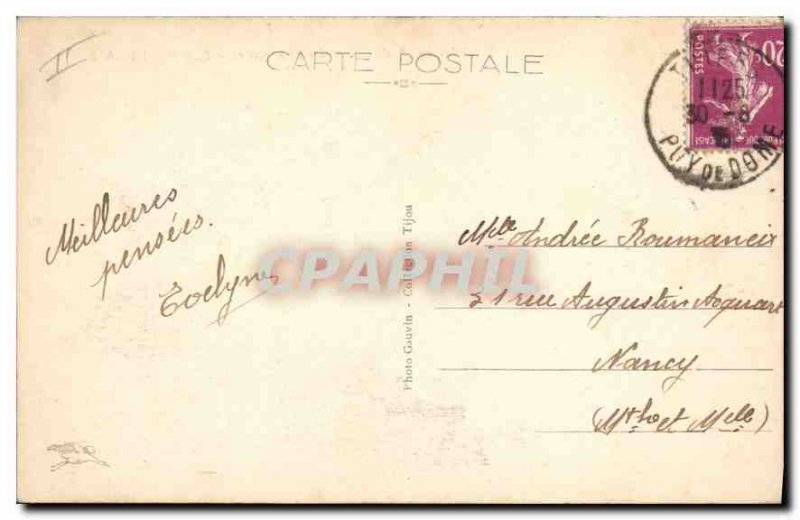 Old Postcard Thiers La Chapelle and Pont Saint Roch