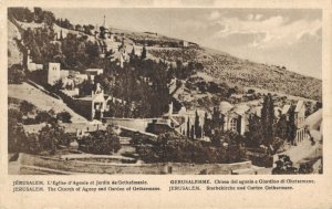 Israël Jerusalem The Church of Agony and Garden of Gethsemane 06.99