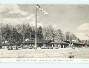 Unused 1950's MOTEL & RESTAURANT Mt. Mount Morris IL s1921