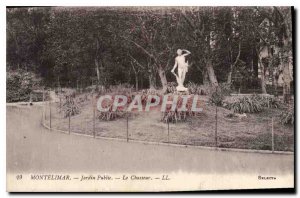 Old Postcard Montelimar Public Garden The Hunter