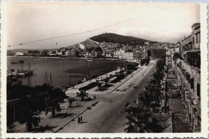 Croatia Split View Street Vintage RPPC BS.28