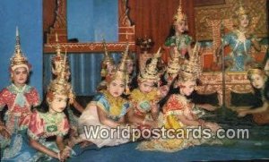 Thai Classical Dance Bangkok Thailand Postcard