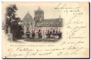 Old Postcard From Around Granville L & # 39Abbaye Of Lucerne