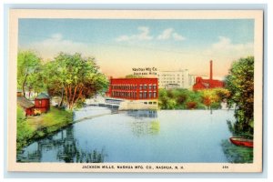 c1920s Jackson Mills, Nashua Manufacturing Co. Nashua New Hampshire Postcard 