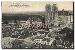 Old Postcard Toul Picturesque general view taken from Saint Gengoult basicall...