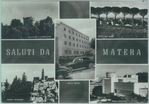 85951 - vintage postcard - city matera - jolly hotel 1955-