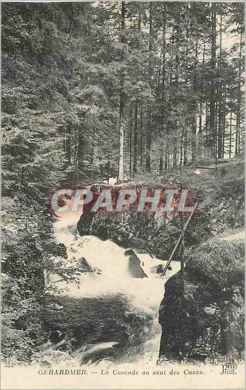 Old Postcard Gerardmer The Cascade Tanks Skipping