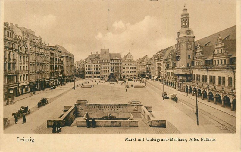 Lot of 6 postcards Germany Leipzig