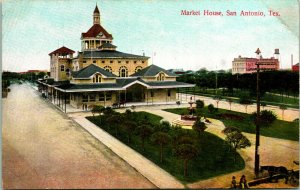 Vtg Postcard c 1910 Market House San Antonio, Texas Unused