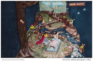 Snow White And The Seven Dwarfs In Fairyland Caverns Rock City Gardens Atop L...