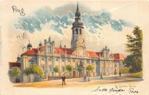 BT2892 prag prague praha painting postcard st loretto kirche czech republic