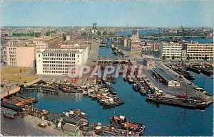 Postcard Modern Rotterdam View City Center Blick auf Stadtmitte