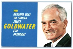 Barry Goldwater For President Political Advertising Unposted Vintage Postcard