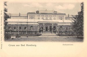 Bad Homburg Hesse Germany Gruss aus Kurhauterrasse antique pc BB1448