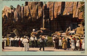 Illinois Chicago Brookfield Zoo Polar Bear Enclosure