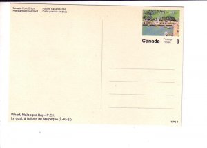 Wharf Malpeque Bay, Prince Edward Island, Canada Post Prepaid Matching Stamp