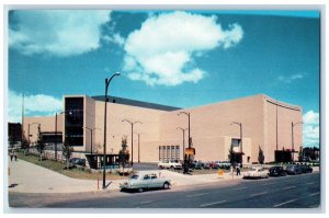 c1950's Civic Auditorium Building Cars Omaha Nebraska NE Vintage Postcard 