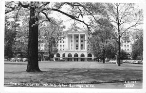 Greenbrier Hotel White Sulphur Springs West Virginia RPPC Real Photo postcard