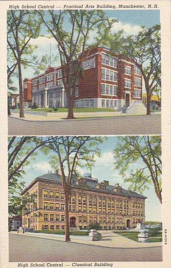New Hampshire Manchester High School Central Practical Arts Building High Sch...