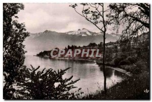 Saint Gingolph Swiss Postcard Old Franco Leman Lake and Diablerets