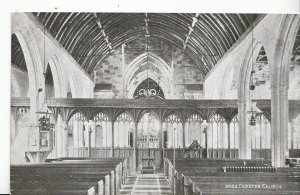 Somerset Postcard - Dunster Church Interior     ZZ3587