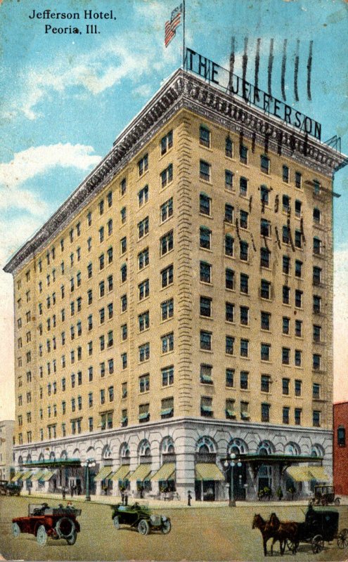 Illinois Peoria The Jefferson Hotel 1921