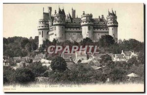 Old Postcard Pierrefonds Chateau Cote Nord