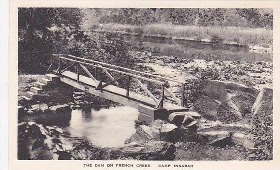 Pennsylvania Innabah Camp The Dam On French Creek Albertype